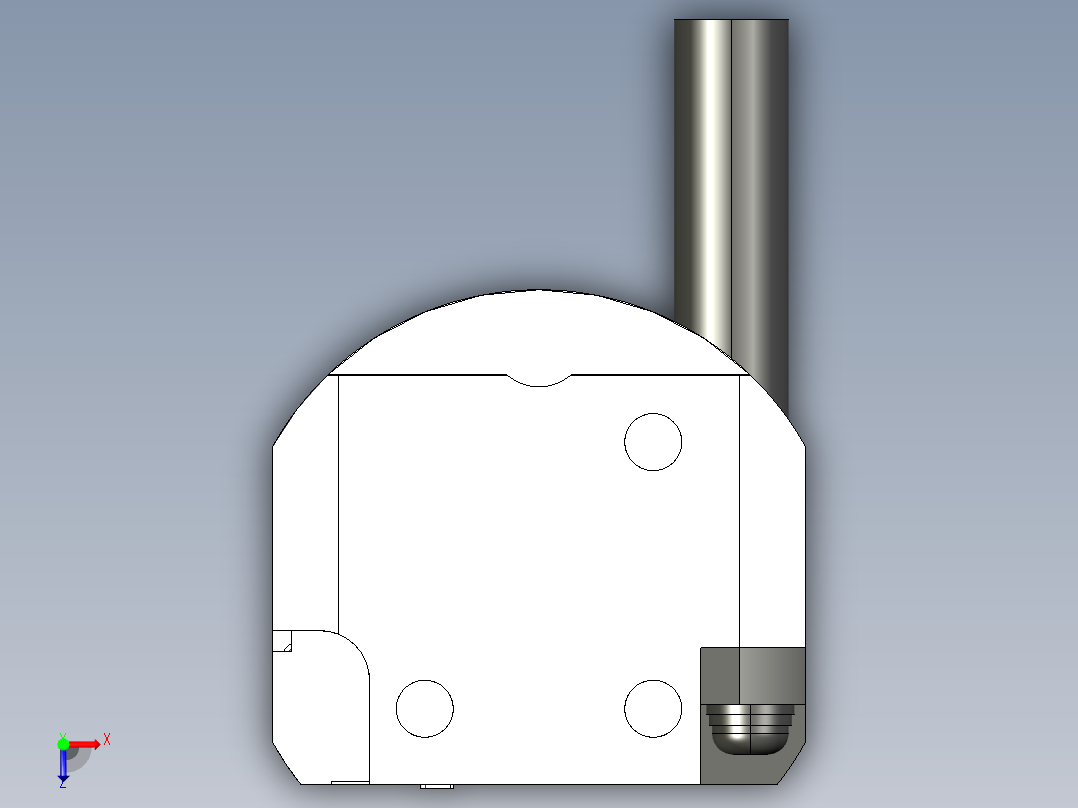 基恩士SL-V04L_T_kc图纸模型俯视图