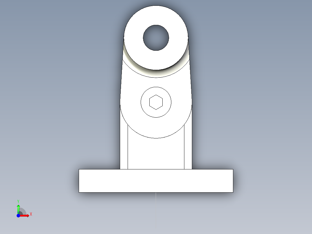 角型張力器(自動張力型)ANT-A-3D多系列多零件图纸模型前视图