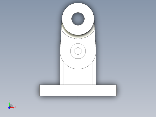 角型張力器(自動張力型)ANT-A-3D多系列多零件图纸模型前视缩略图