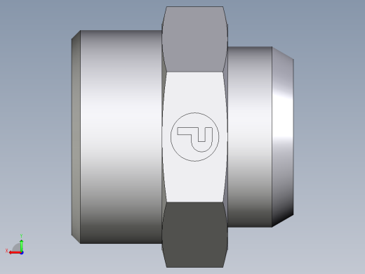 卡套式工业通用硬管接头EO_Weld_connector_AS38SX后视缩略图