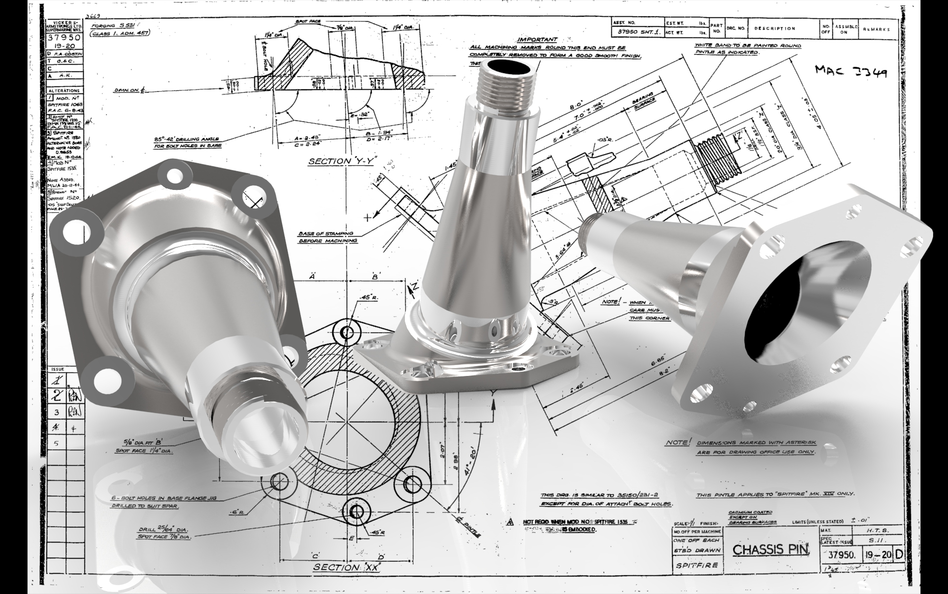 油压底盘支架的轴承
