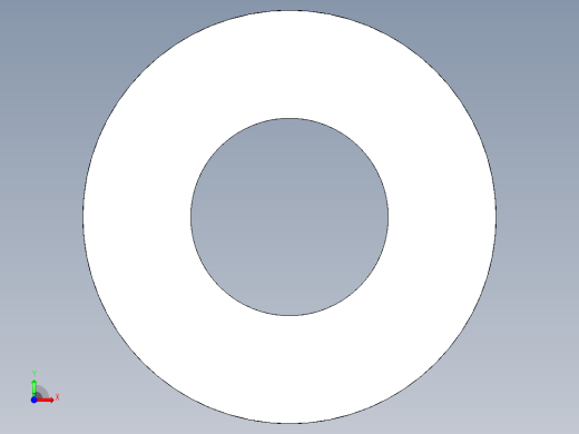 M4 screw size FLAT WASHER.IGS前视缩略图