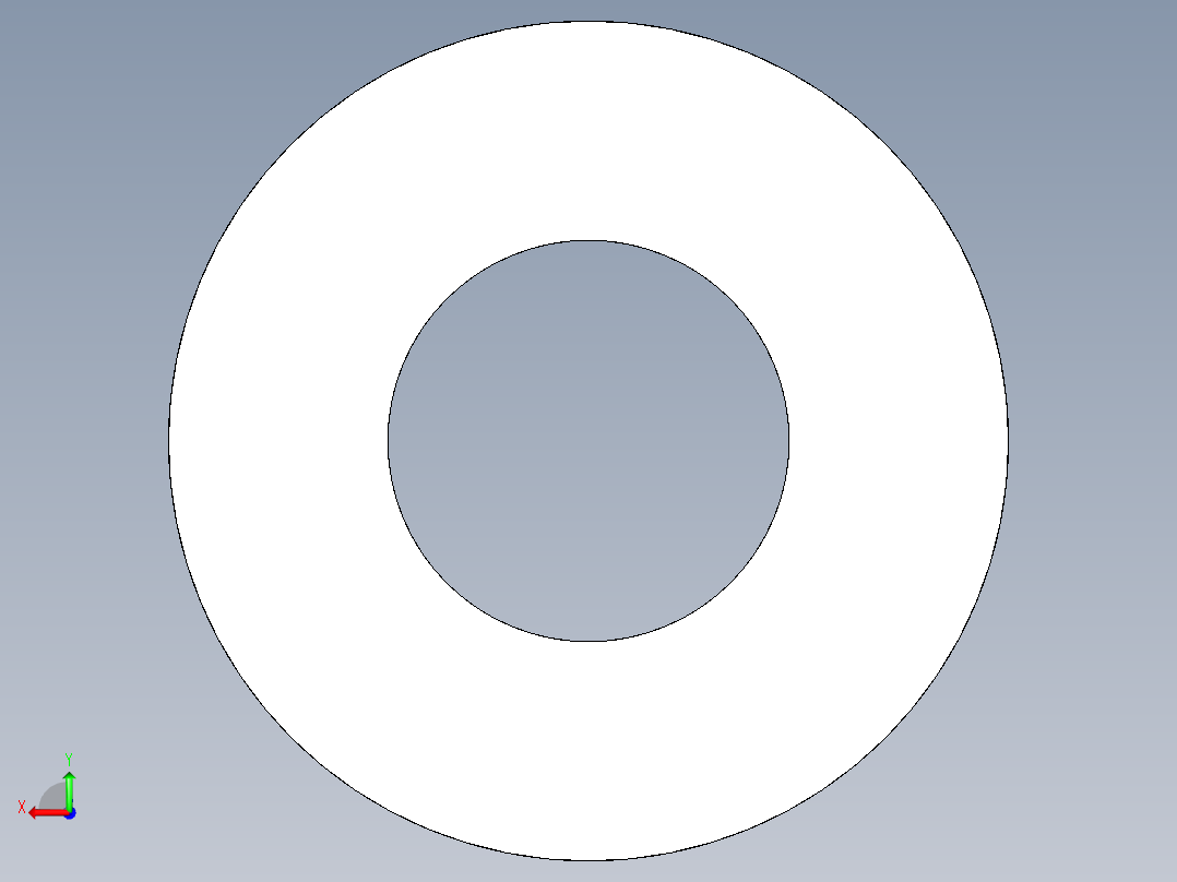 M4 screw size FLAT WASHER.IGS后视图