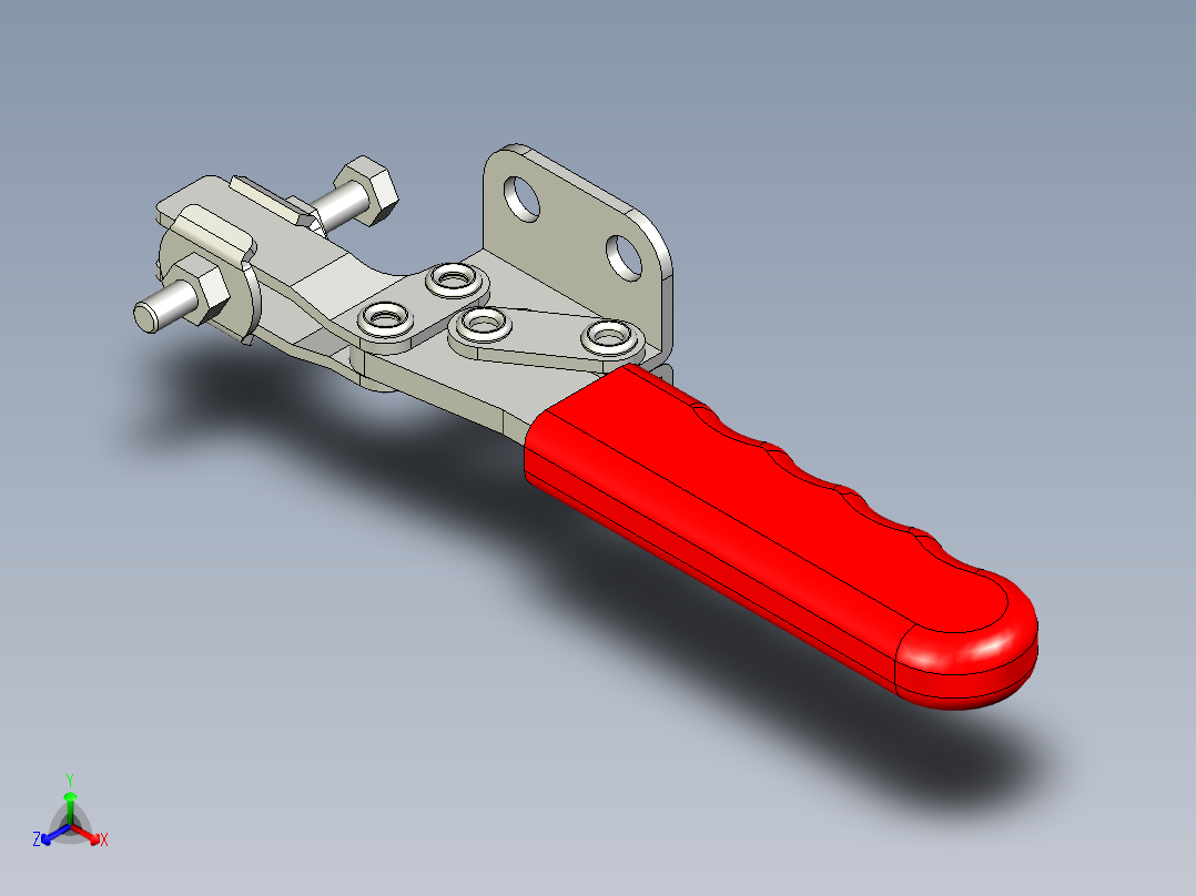 水平式夾鉗SSP(K)-3D多系列多零件图纸模型