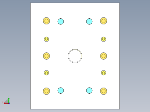 绝缘板注塑模具设计图纸-一模四腔含三维UG模具+CAD图纸+说明书后视缩略图