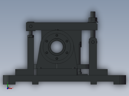 减速器箱体镗孔夹具设计前视缩略图