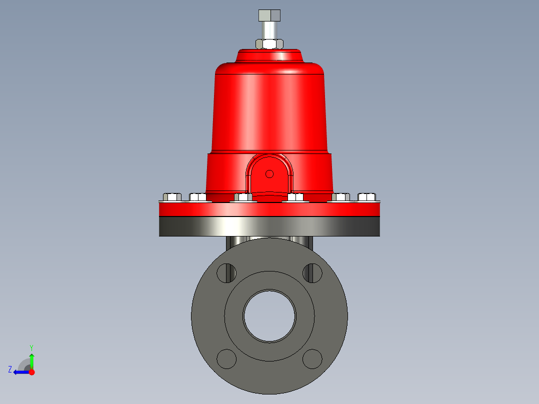 管道手动球阀-水管开关阀-手动阀门Jordan Valve-50-150-FE-DEFAULT右视图