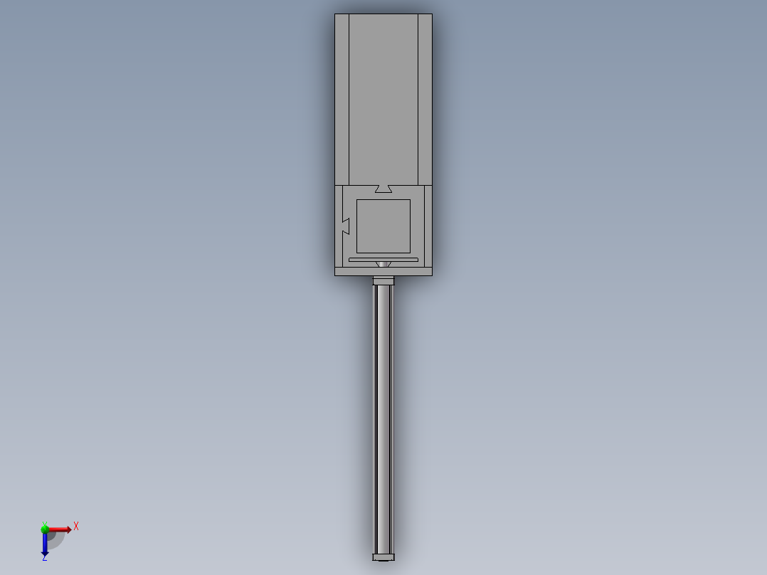 升降推送系统俯视图