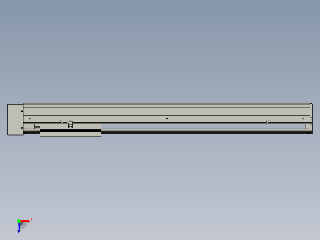 VF丝杆传动-一般环境VF22-S700-BL俯视图