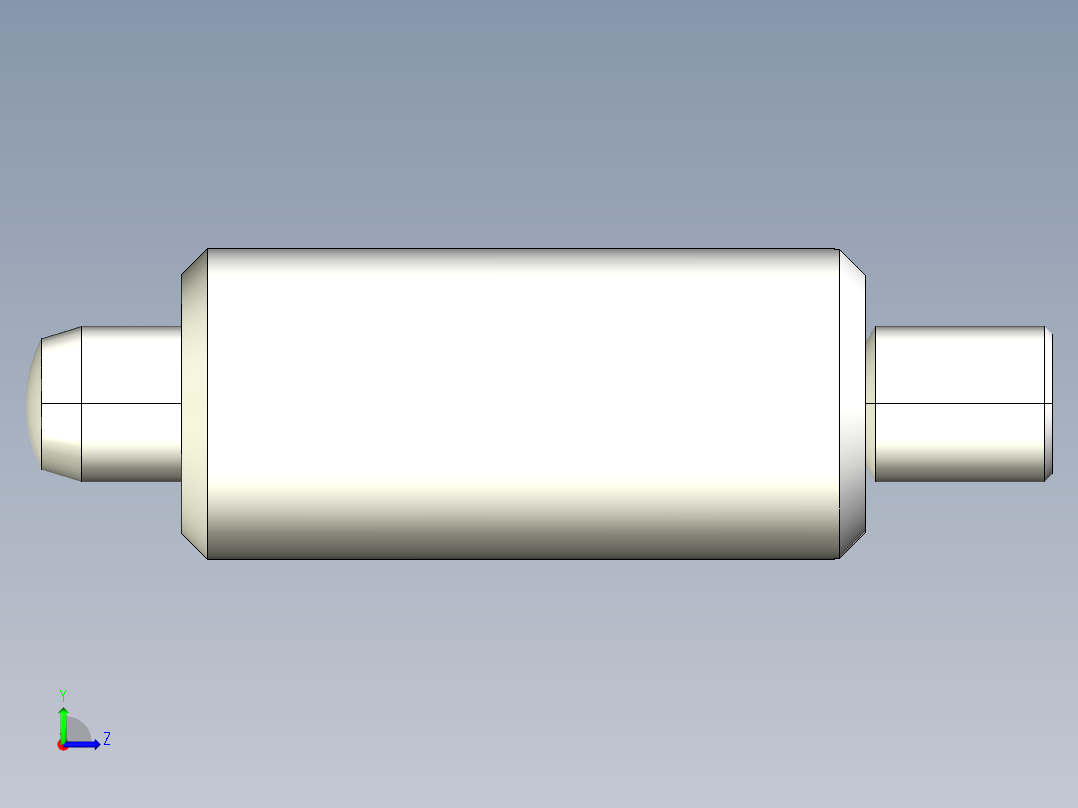 分割定位柱(無卡鎖D)2212-3D多系列多零件图纸模型左视图
