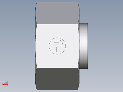 卡套式工业通用硬管接头EO_Blanking_plug_with_nut_for_cones_VKAM30SCF后视缩略图