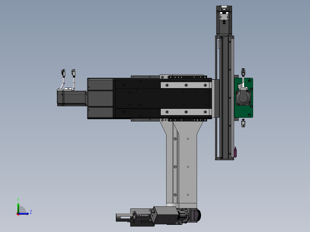 六轴同步焊接机sw17可编辑左视图