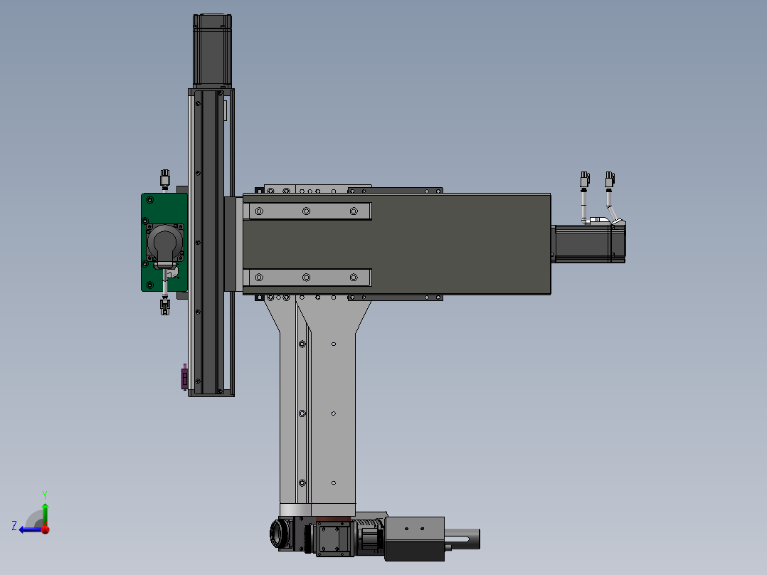 六轴同步焊接机sw17可编辑右视图