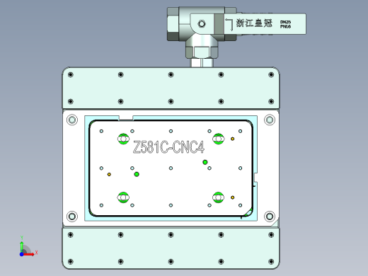 Z581C-笔记本CNC工装夹具三维模型CNC4-0911前视缩略图