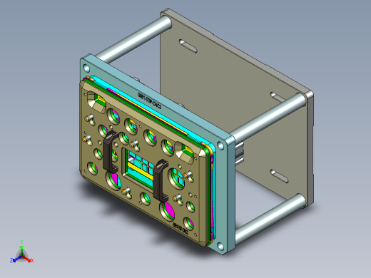 G551-C-笔记本CNC工装夹具三维模型CNC3-0703