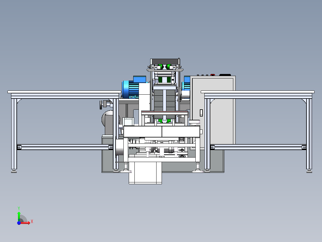 三合板自动压合成型生产线sw17前视图