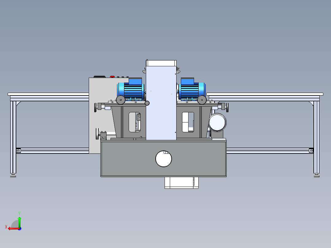 三合板自动压合成型生产线sw17后视图
