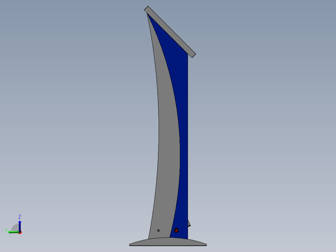 电控柜、立式彩票机左视图