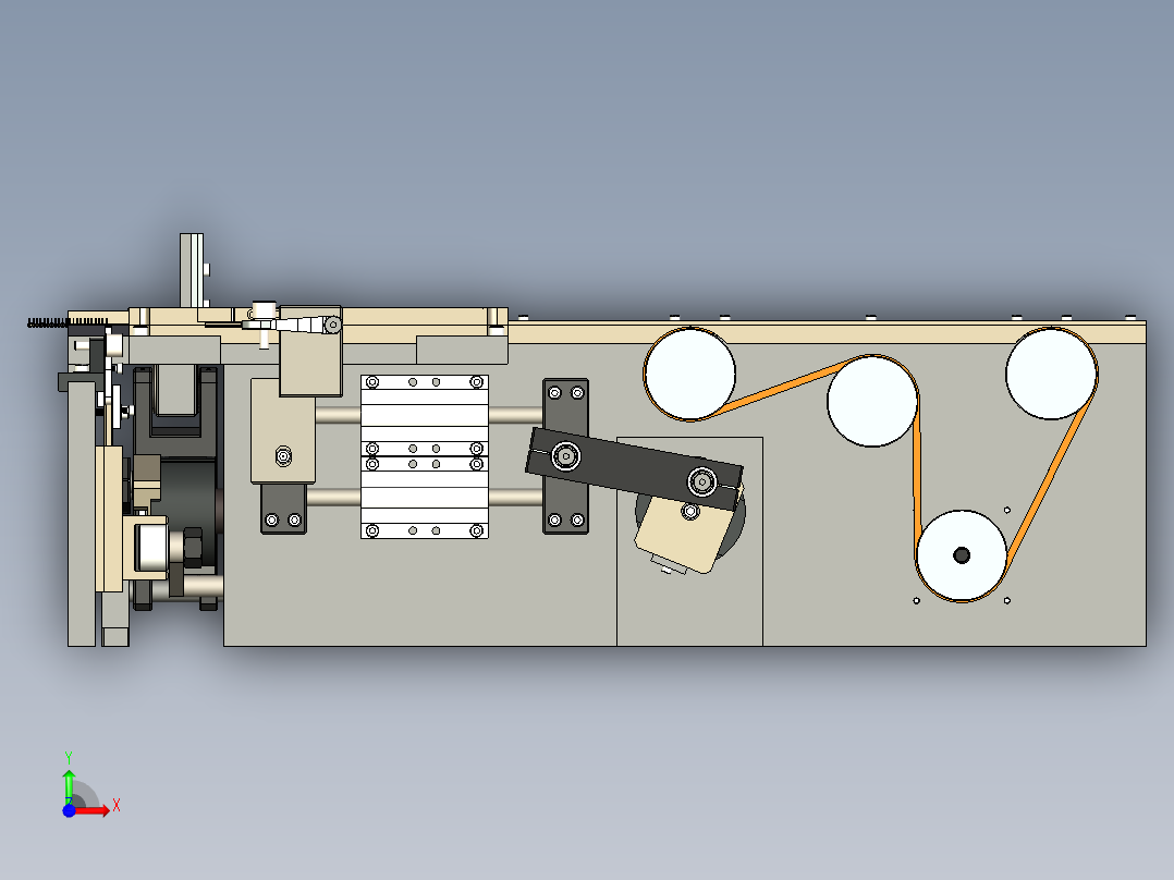 电子插件弯脚机设备前视图