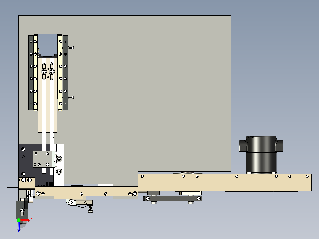 电子插件弯脚机设备俯视图