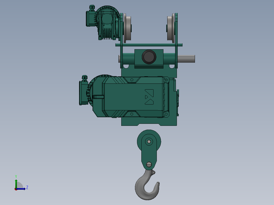 5吨起重臂左视图