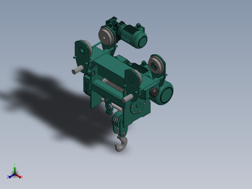 5吨起重臂正等轴测缩略图