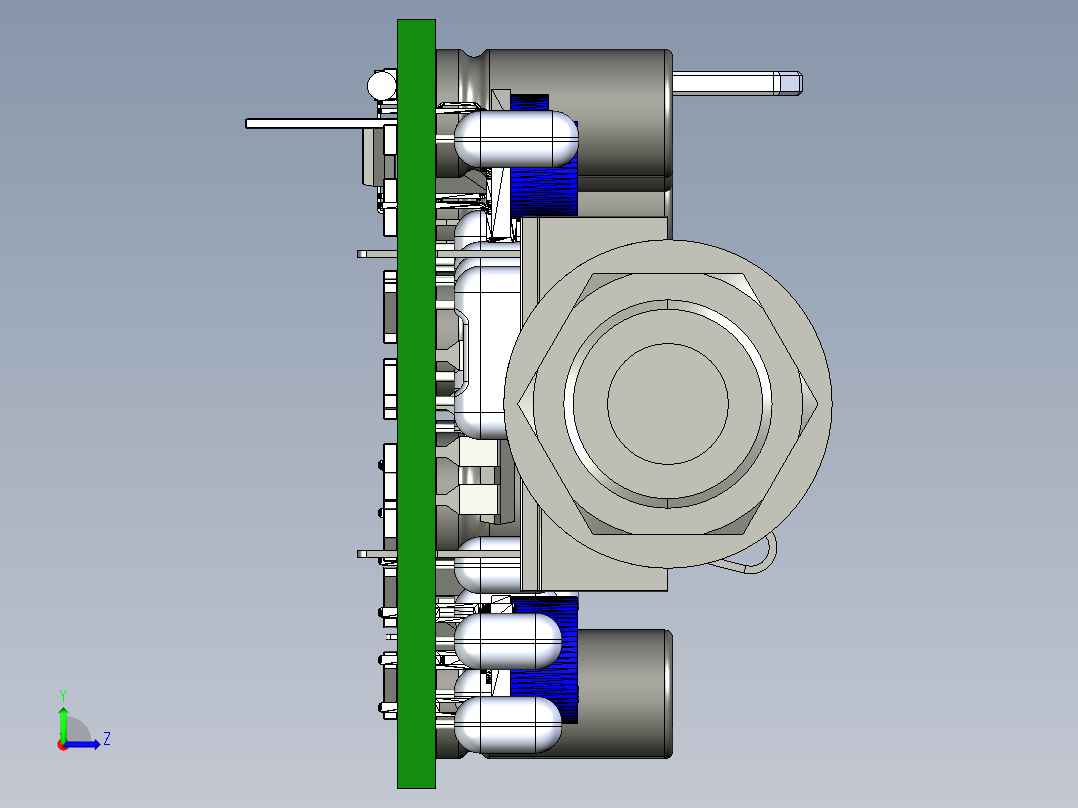 电路板、主板(148)左视图