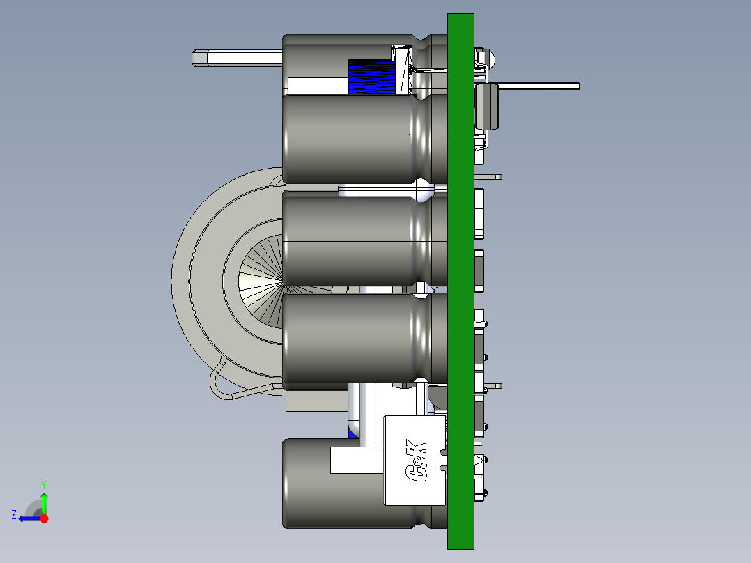 电路板、主板(148)右视图