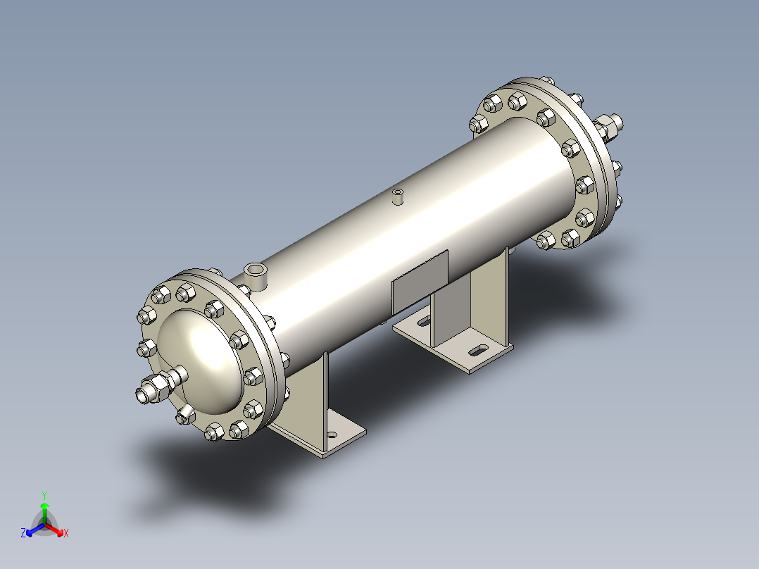 气体冷却器 219x900-DN25主视图