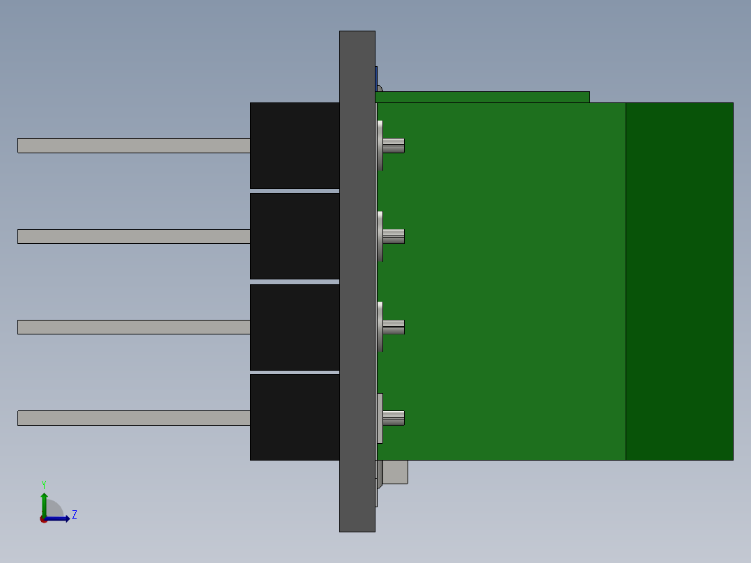 rs485模块左视图