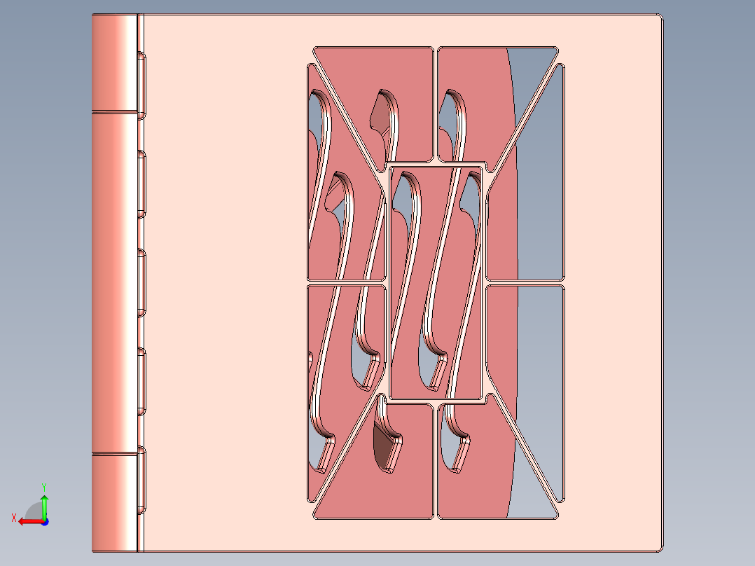 手机支架后视图