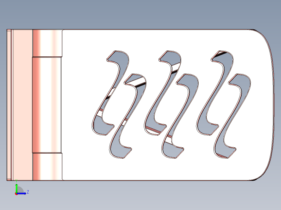 手机支架左视图