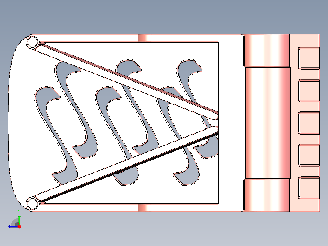 手机支架右视图
