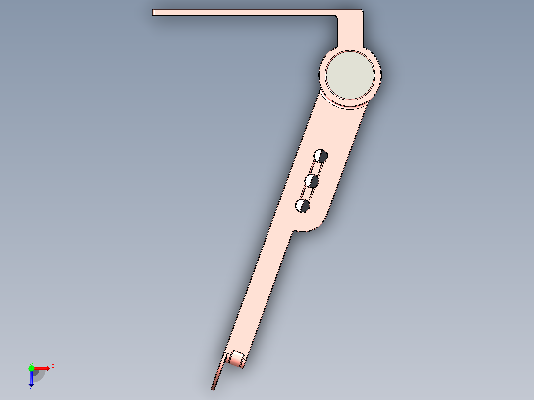 手机支架俯视图