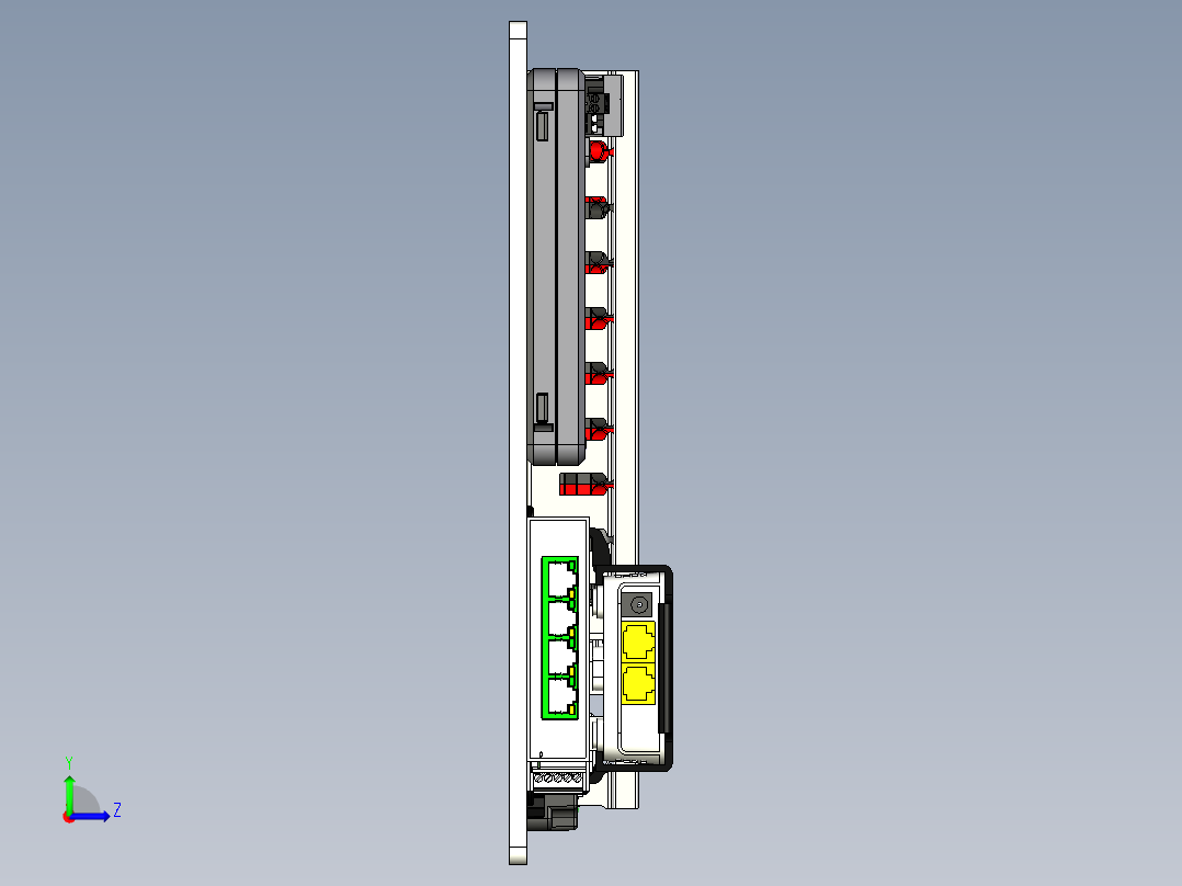 电气控制柜modular-electronics-box-for-frc-v2-1 1 STP左视图