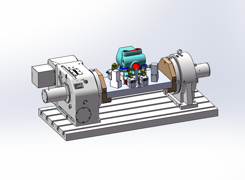 电机安装座四轴开粗夹具