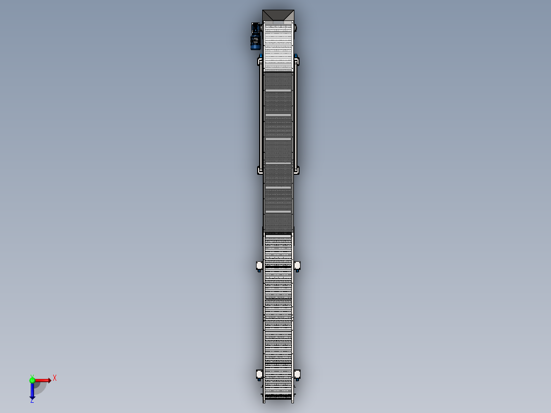 传送带 Z 轴俯视图