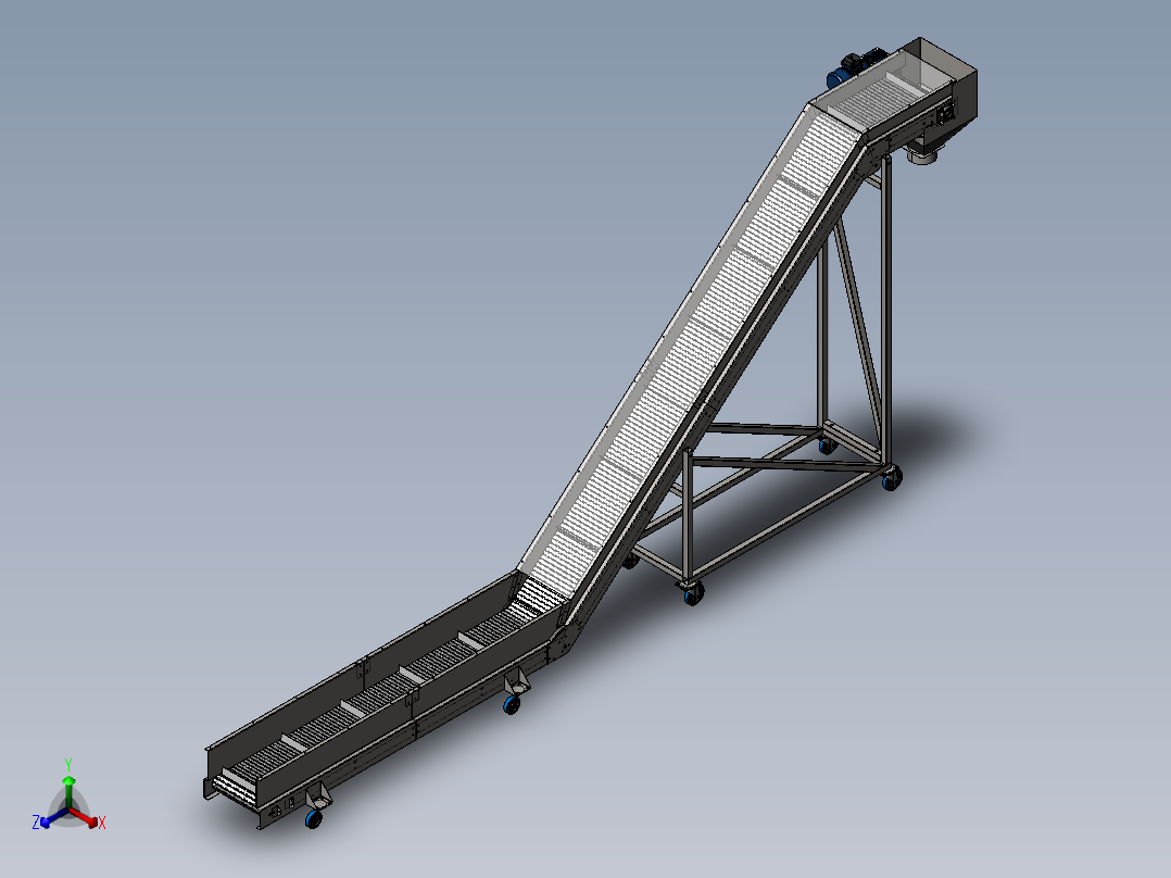 传送带 Z 轴正等轴测图