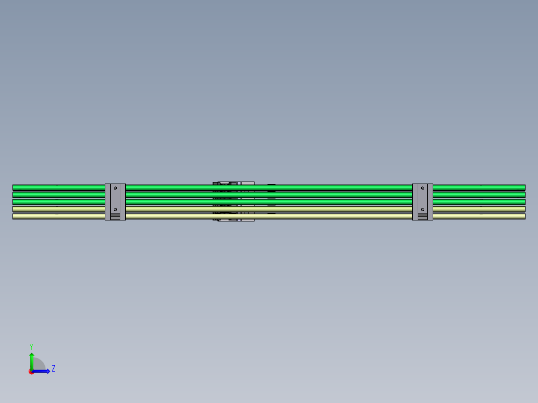 安能U12滑触线和洛阳宇特滑触线左视图