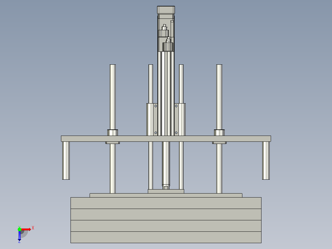 speaker上料俯视图