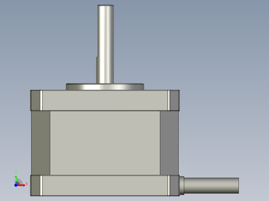 42系列两相混合式步进电机42HS02A前视图