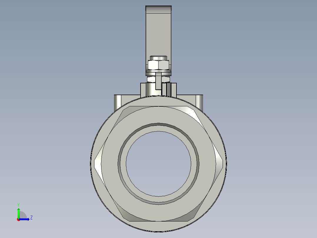 备份属于二片式内螺纹球阀DN40呢(2)-副本-副本左视图
