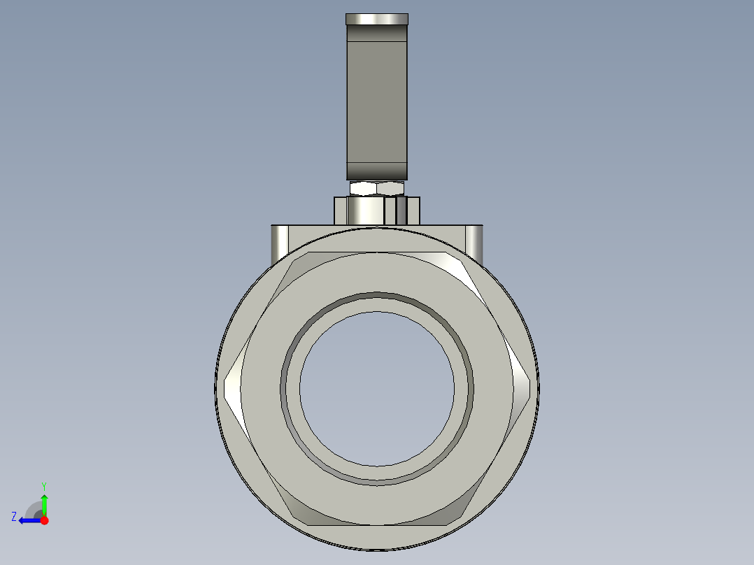 备份属于二片式内螺纹球阀DN40呢(2)-副本-副本右视图
