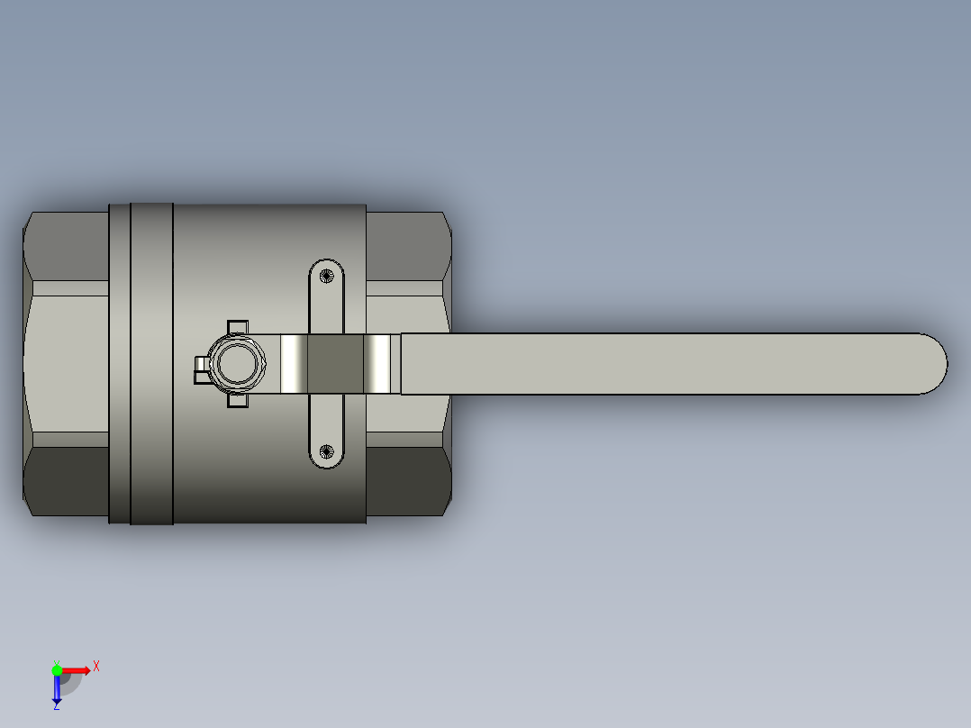 备份属于二片式内螺纹球阀DN40呢(2)-副本-副本俯视图