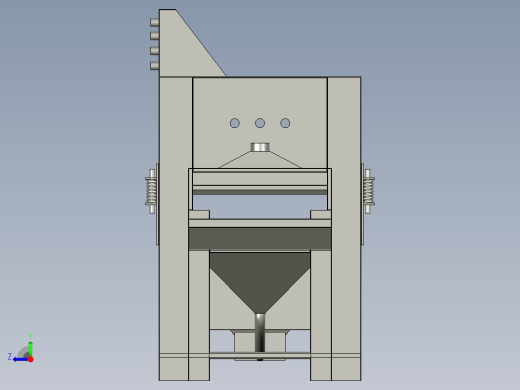 集装箱箱板喷砂打磨装置右视缩略图