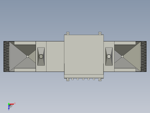 集装箱箱板喷砂打磨装置俯视缩略图