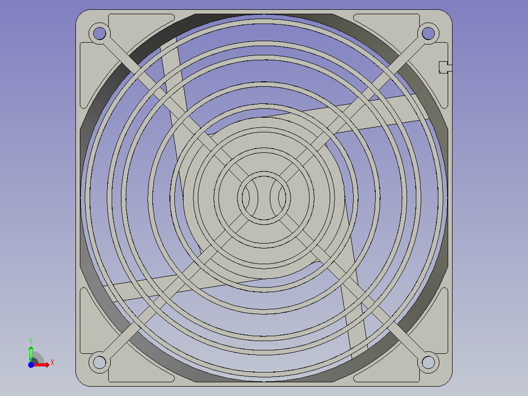 -怡合达风扇ZHJ06-120组合2S3553前视图