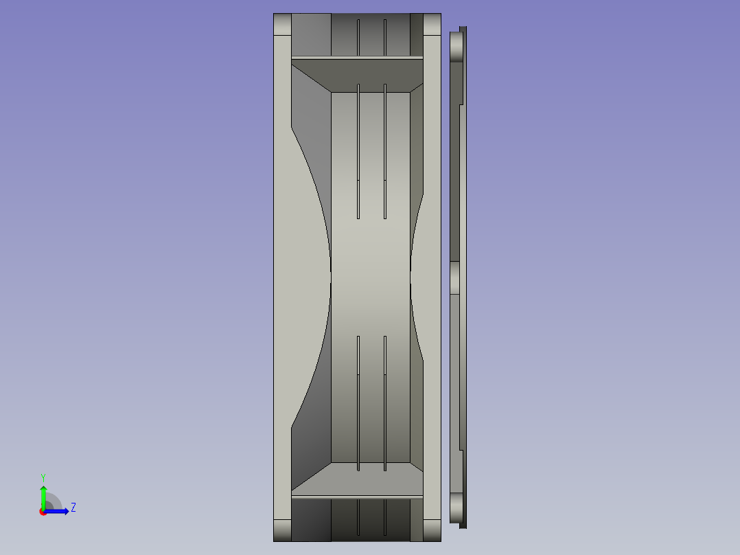 -怡合达风扇ZHJ06-120组合2S3553左视图