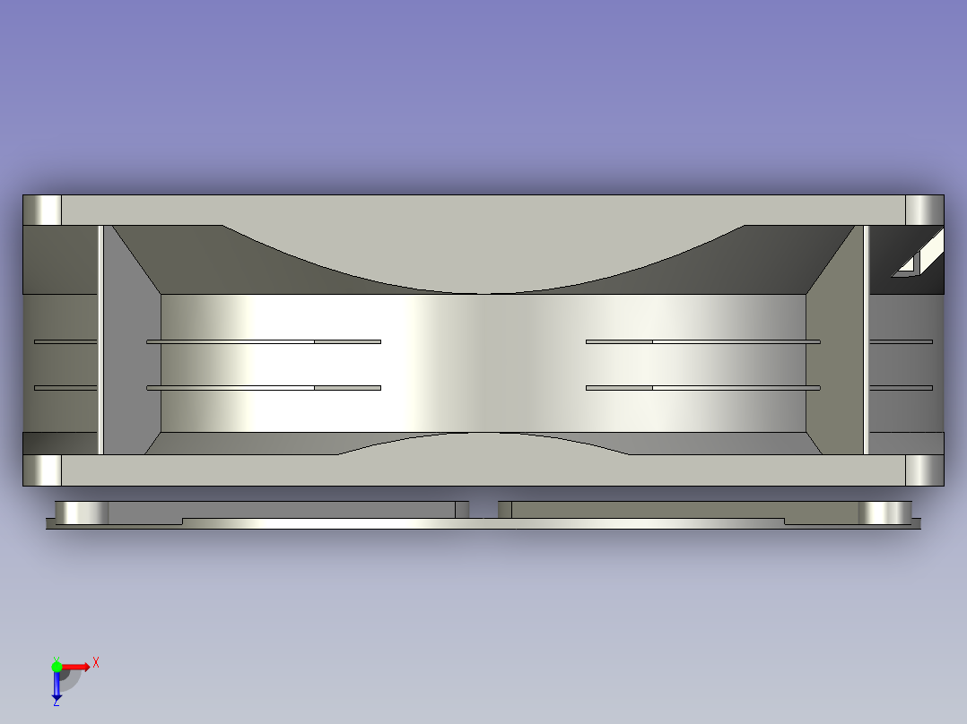 -怡合达风扇ZHJ06-120组合2S3553俯视图