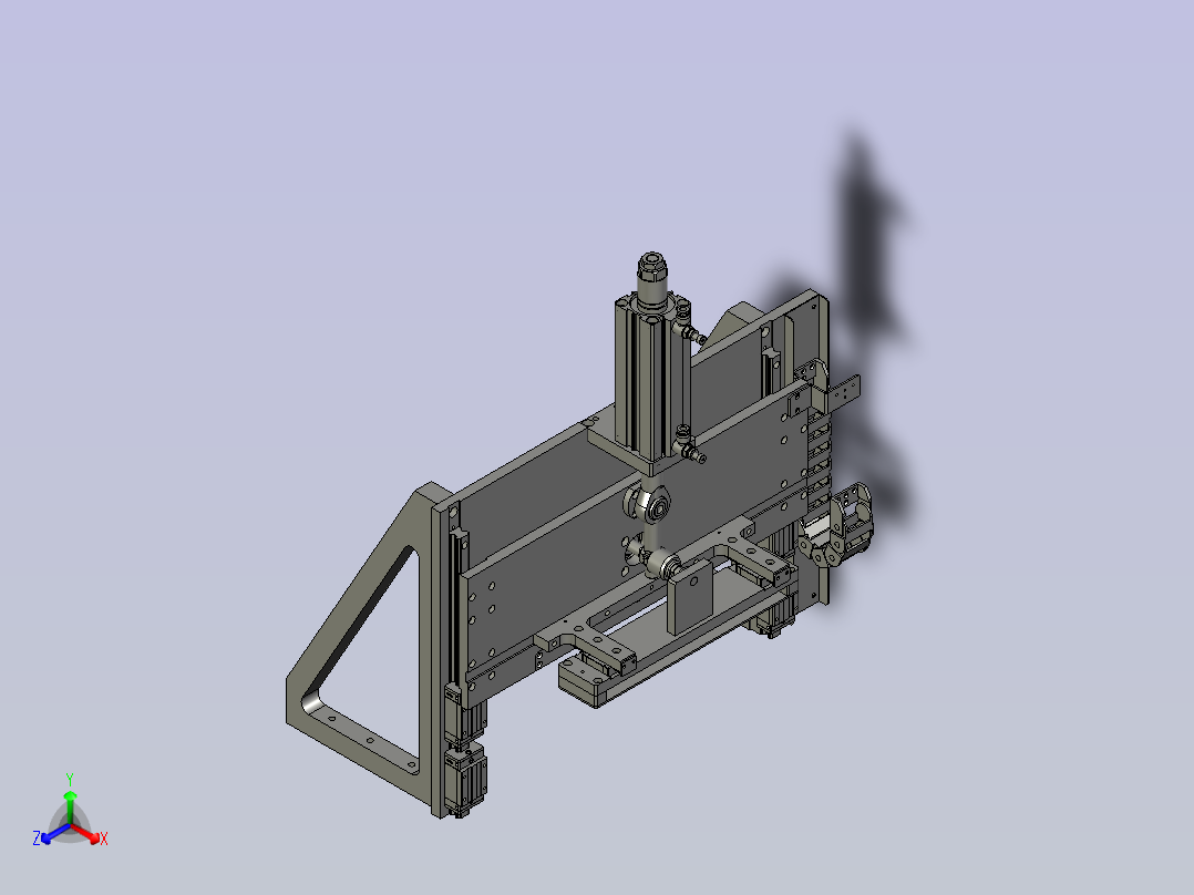 A检测机构-A正等轴测图